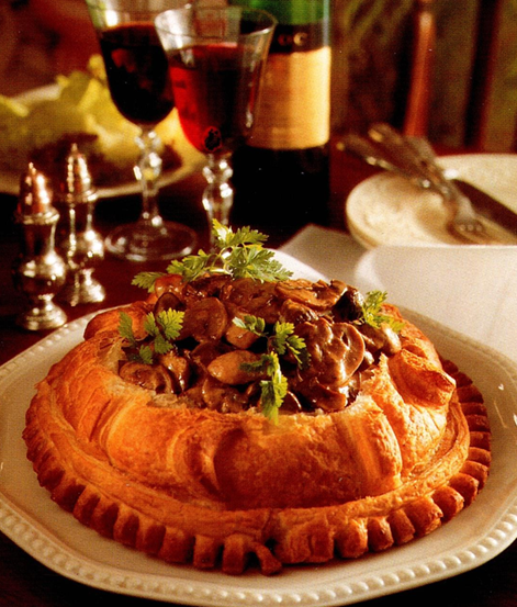 Nyresauté i vol-au-vent