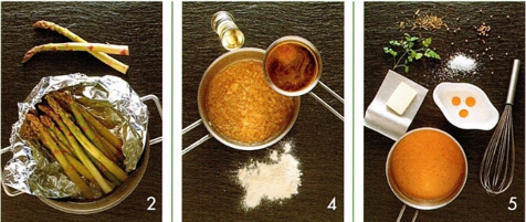 Asparges med italiensk smørsauce