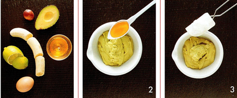 Avocado og bananmousse