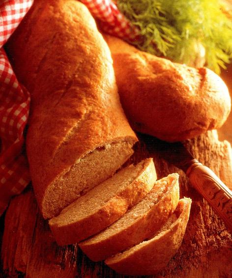 Brød med hytteost og grønt
