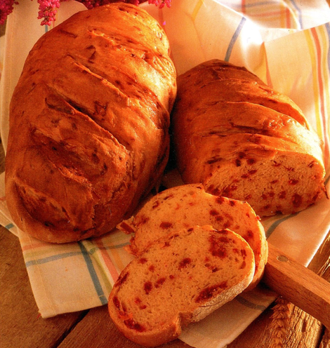 Brød med revne grønsager
