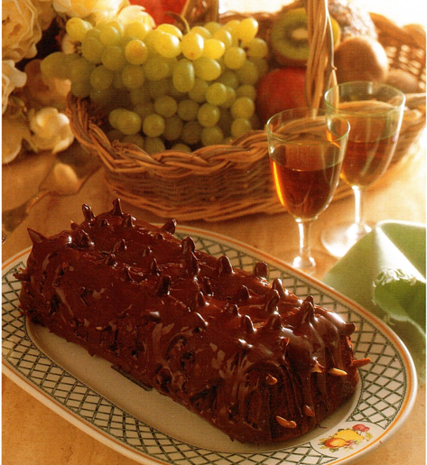 Chokoladekage med mandler