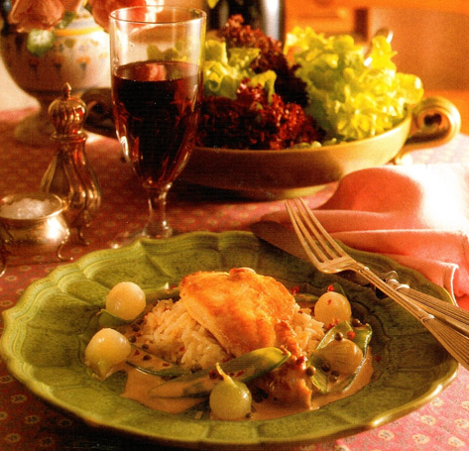 Flamberet kalkunschnitzel