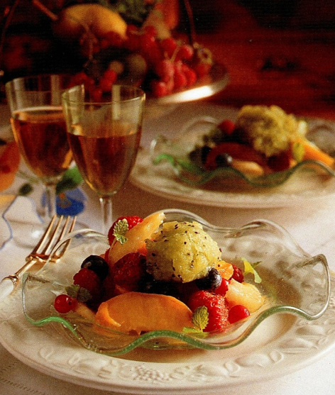 Frugtsalat med kiwiskum