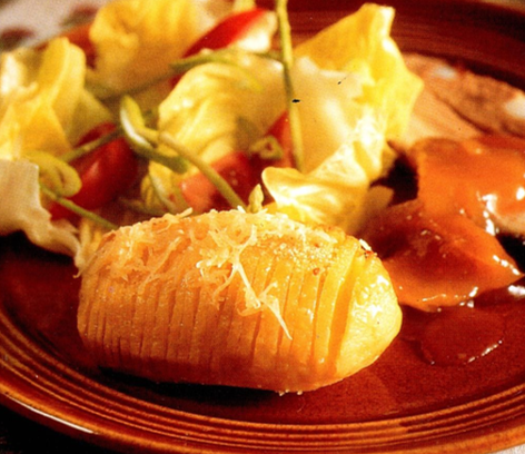 Hasselback kartofler