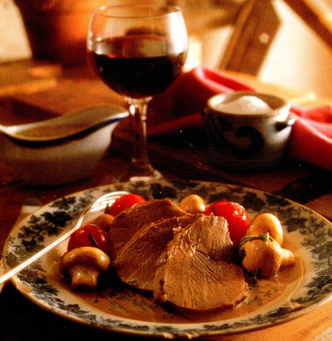 Roastbeef af vildtinderlår