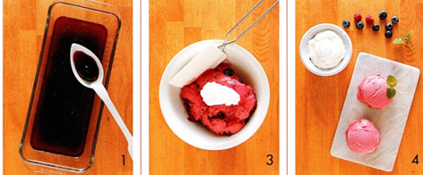 Solbærsorbet