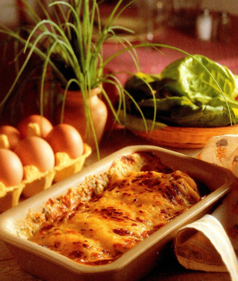 Sprød æggegratin
