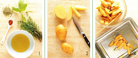 Sprøde kartoffelbåde