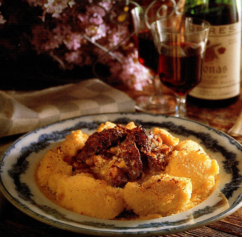 Vildtgratin med kartoffelmos