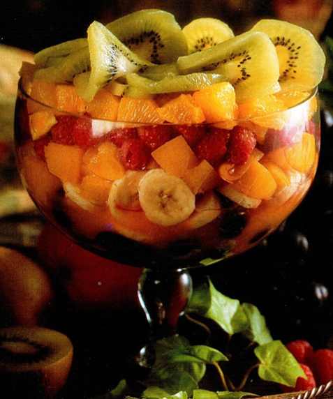 Zebrastribet frugtsalat