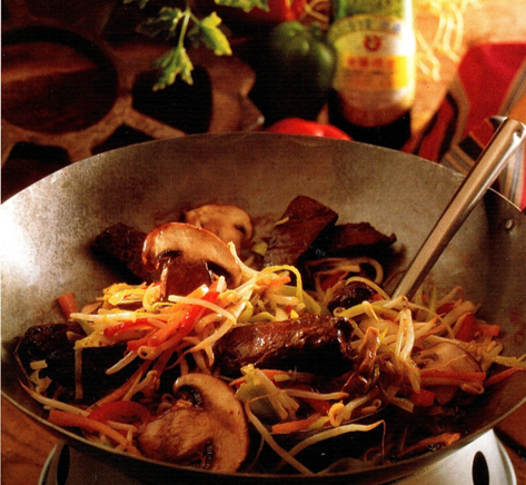 Bøf i wok