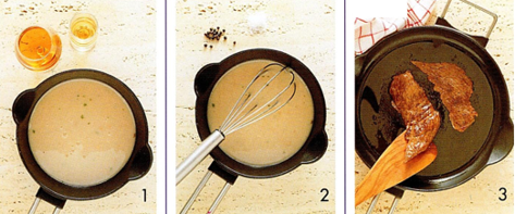Bøf med champignonpuré