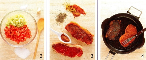 Cajun krydret entrecôte