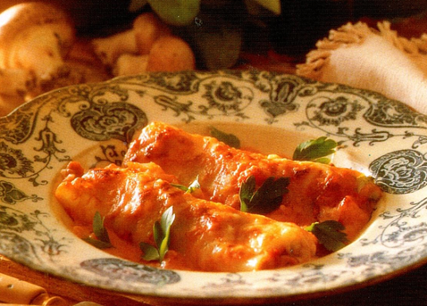 Cannelloni med grønsagsfyld
