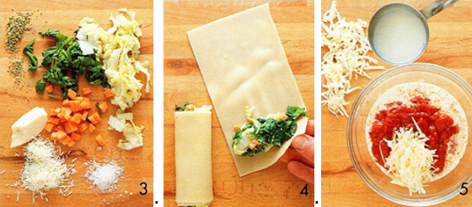 Cannelloni med grønsagsfyld