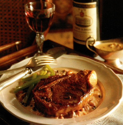 Clubsteak med kantarelsovs