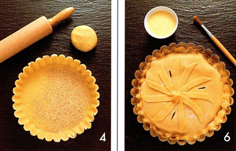 Festlig pie med hakket kød