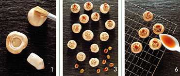 Fyldte champignon