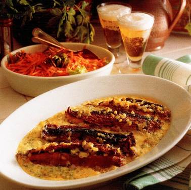 Gratin med røget sild