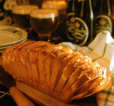 Gratineret natmadsbrød