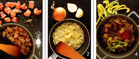 Gryde med flæskekød og mango chutney