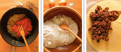 Kæmpepirog med kødfars