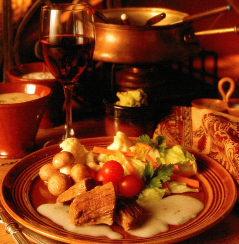 Kødfondue med bouillon