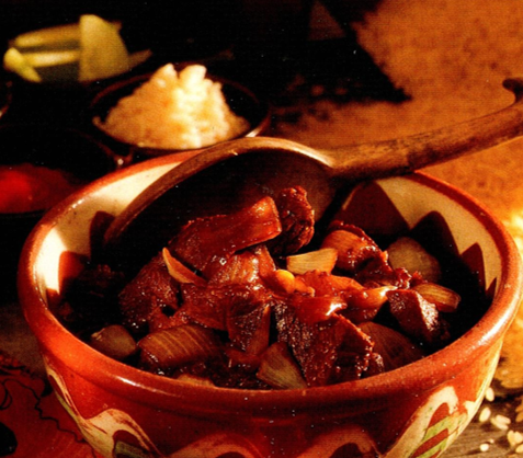Kødgryde med sambal og karry