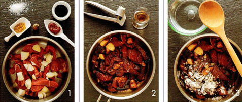 Kødgryde med sambal og karry