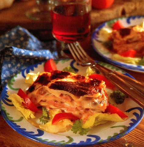 Lasagne med ratatouille
