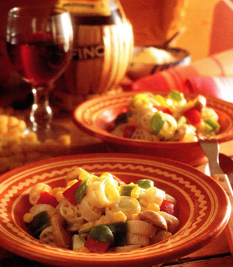 Pasta med konfettisovs