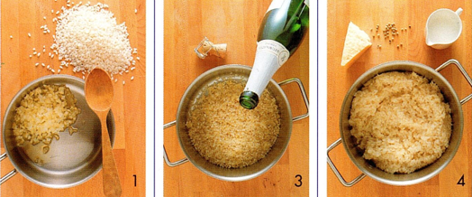 Risotto allo champagne
