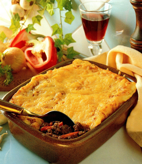 Shepherds pie med hakket oksekød