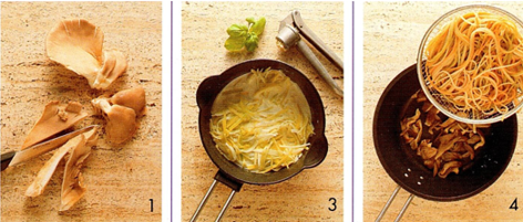 Spaghetti con salsa verde