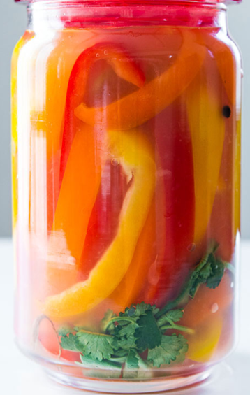 Syltede peberfrugter