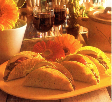 Tacos med kødsovs