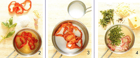 Tagliatelle med ostesovs