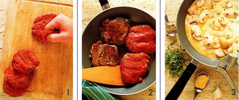 Tournedos med champignon