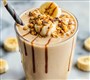 Jordnøddesmør-banansmoothie