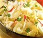 Julesalat med champignon og radiser