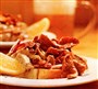Kantareller med skilt sauce