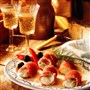 Prosciutto skinkeruller med ostefyld