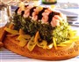 Smørrebrødstærte med rejer og kaviar
