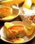 Crème caramel med banan