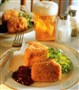 Friteret camembert