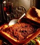 Kartoffelmosgratin under ostedække