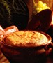 Lergrydebrød med vindruer