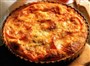 Ostepie med tomat og bacon