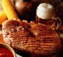 Flintsteg med stærk grillsovs
